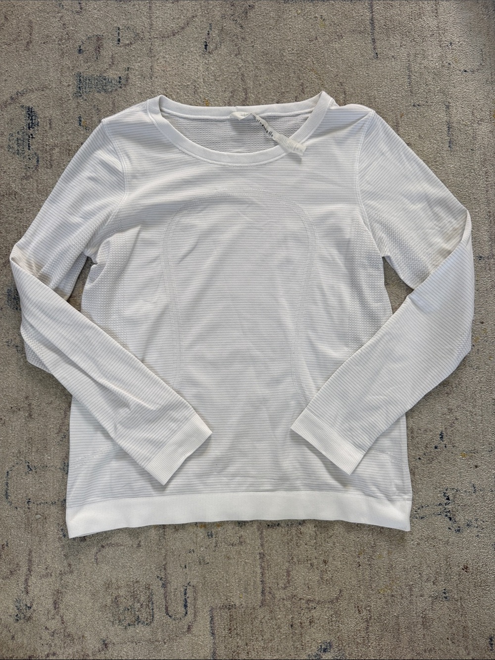 lululemon athletica White Long-Sleeve Crew Top